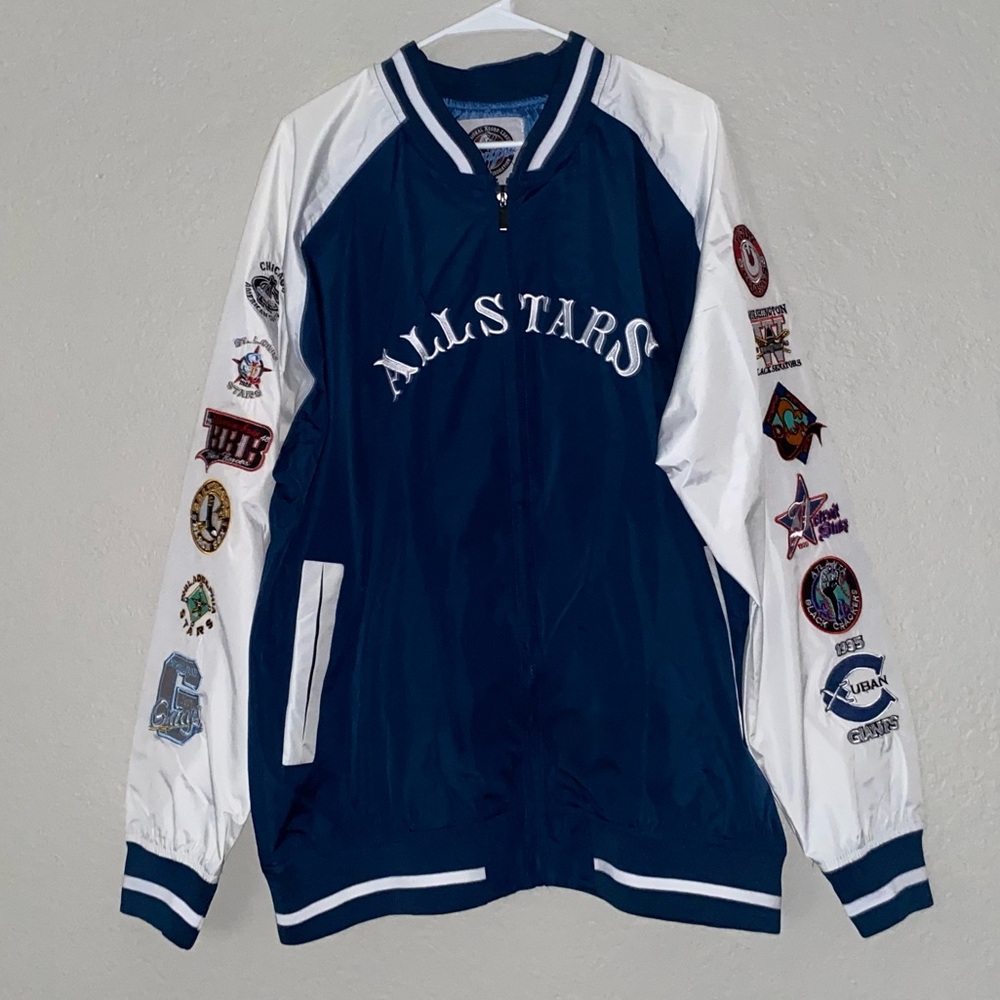 Negro leagues All Stars jacket 🧥 with Patches baseball teams grays atl barons us